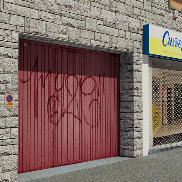 Building Collection 101-104 Low-poly 3D model_26