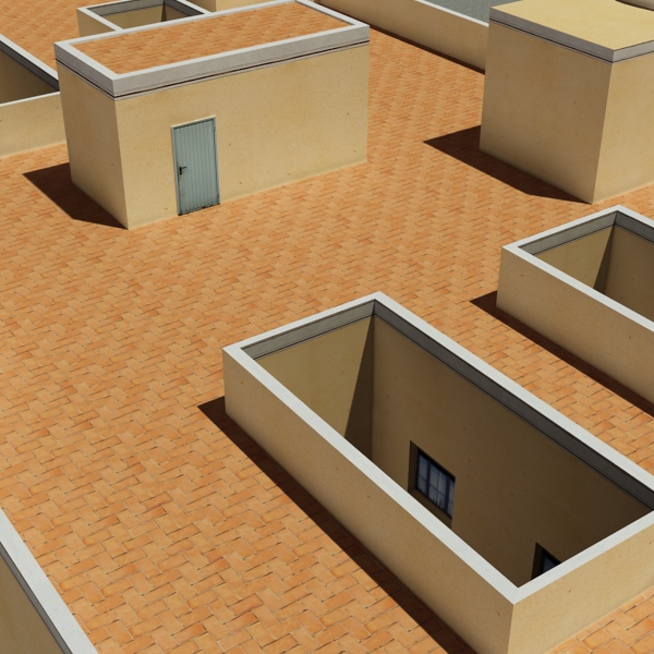 Building Collection 101-104 Low-poly 3D model_48