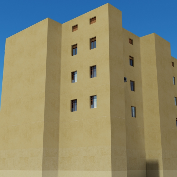 Building Collection 101-104 Low-poly 3D model_66