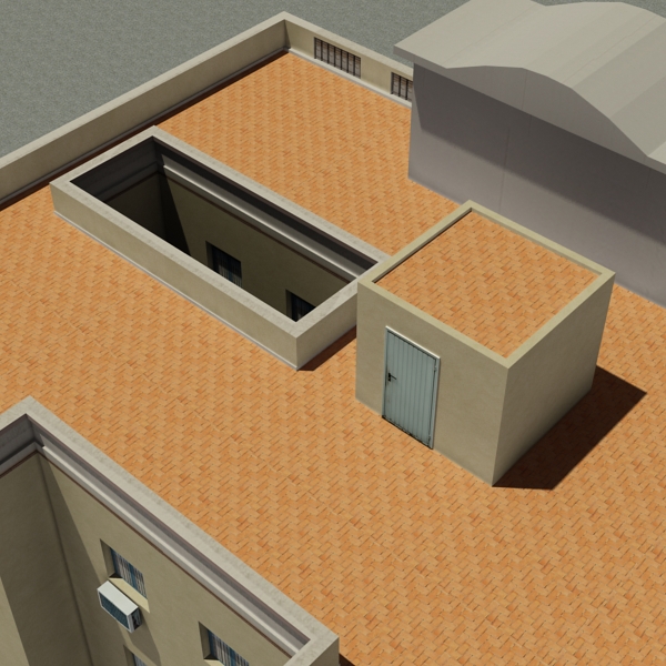 Building Collection 101-104 Low-poly 3D model_13