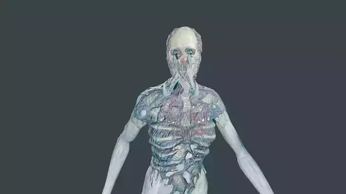 Experiment Low-poly 3D model