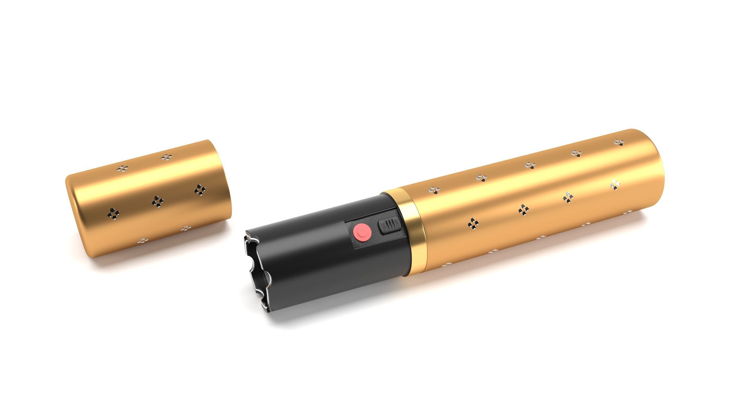 Lipstick Stun Gun with 3D Mockup 3D model_3