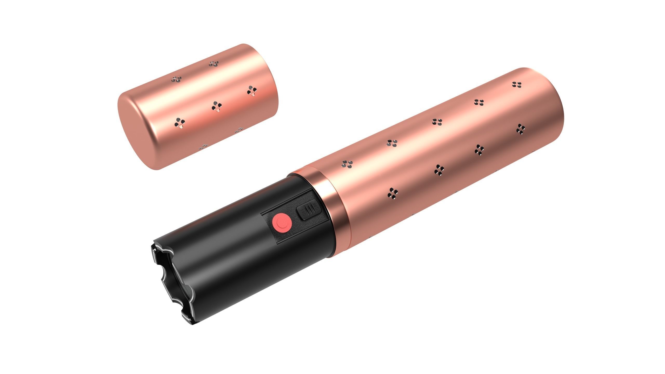 Lipstick Stun Gun with 3D Mockup 3D model_1