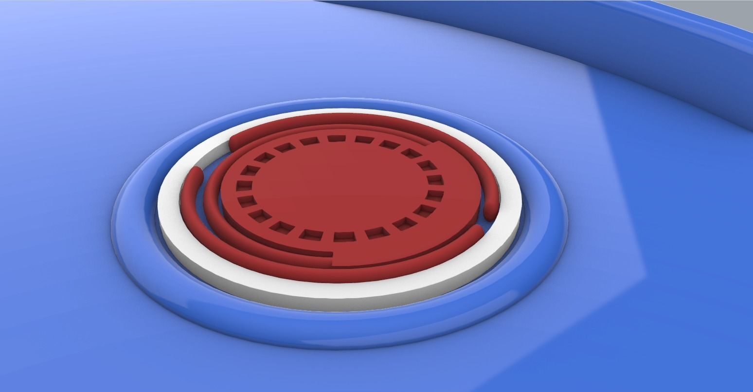 Chemical Liquid Barrel Low-poly 3D model_9