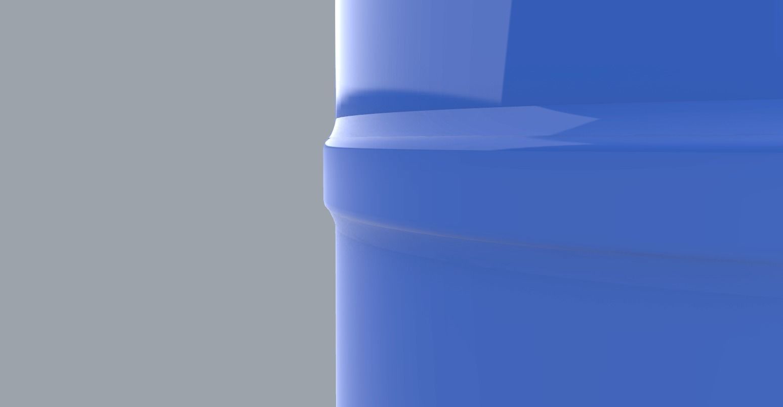Chemical Liquid Barrel Low-poly 3D model_6