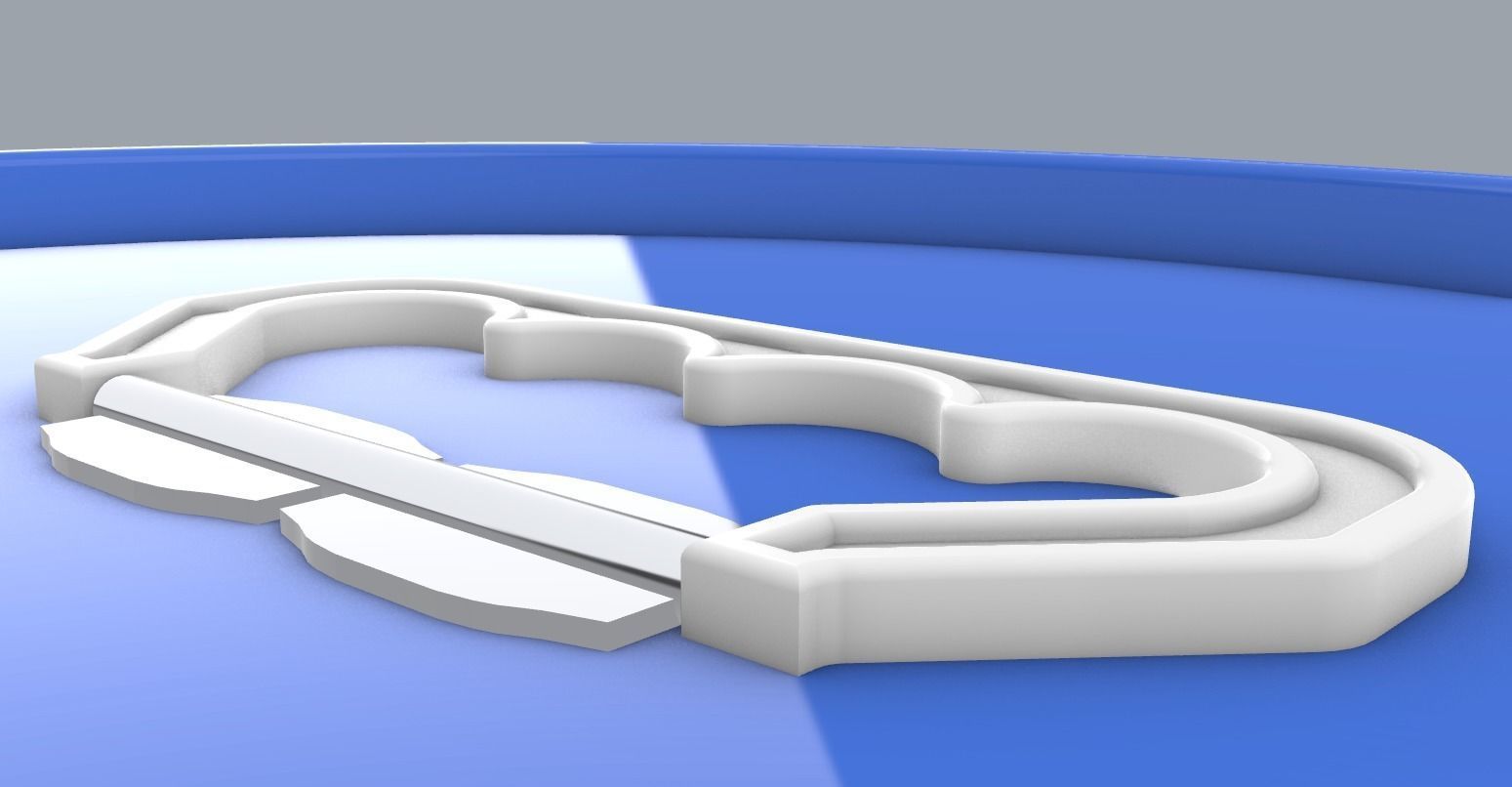 Chemical Liquid Barrel Low-poly 3D model_10