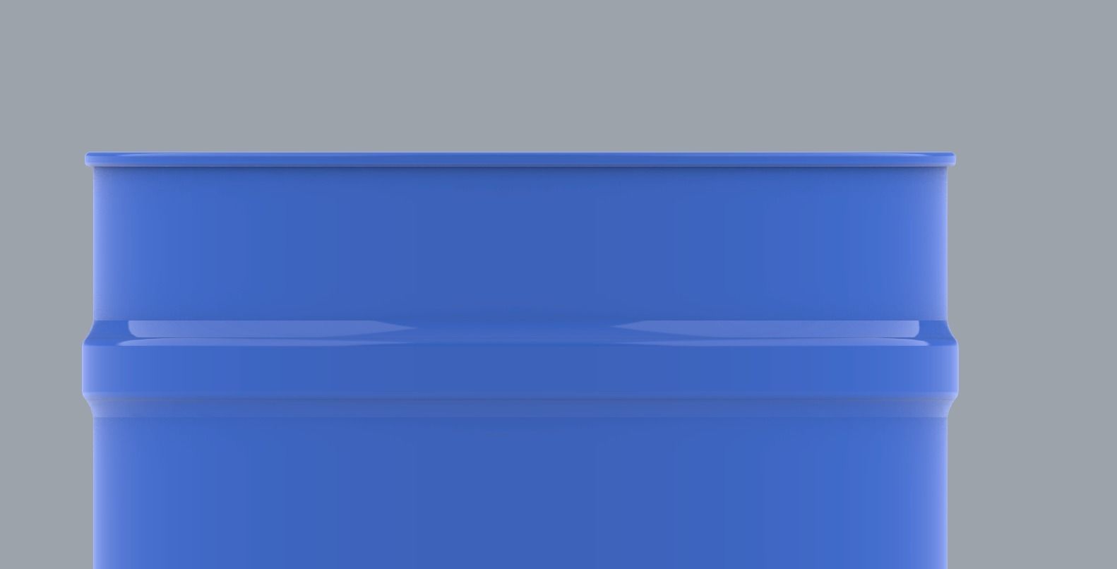 Chemical Liquid Barrel Low-poly 3D model_17