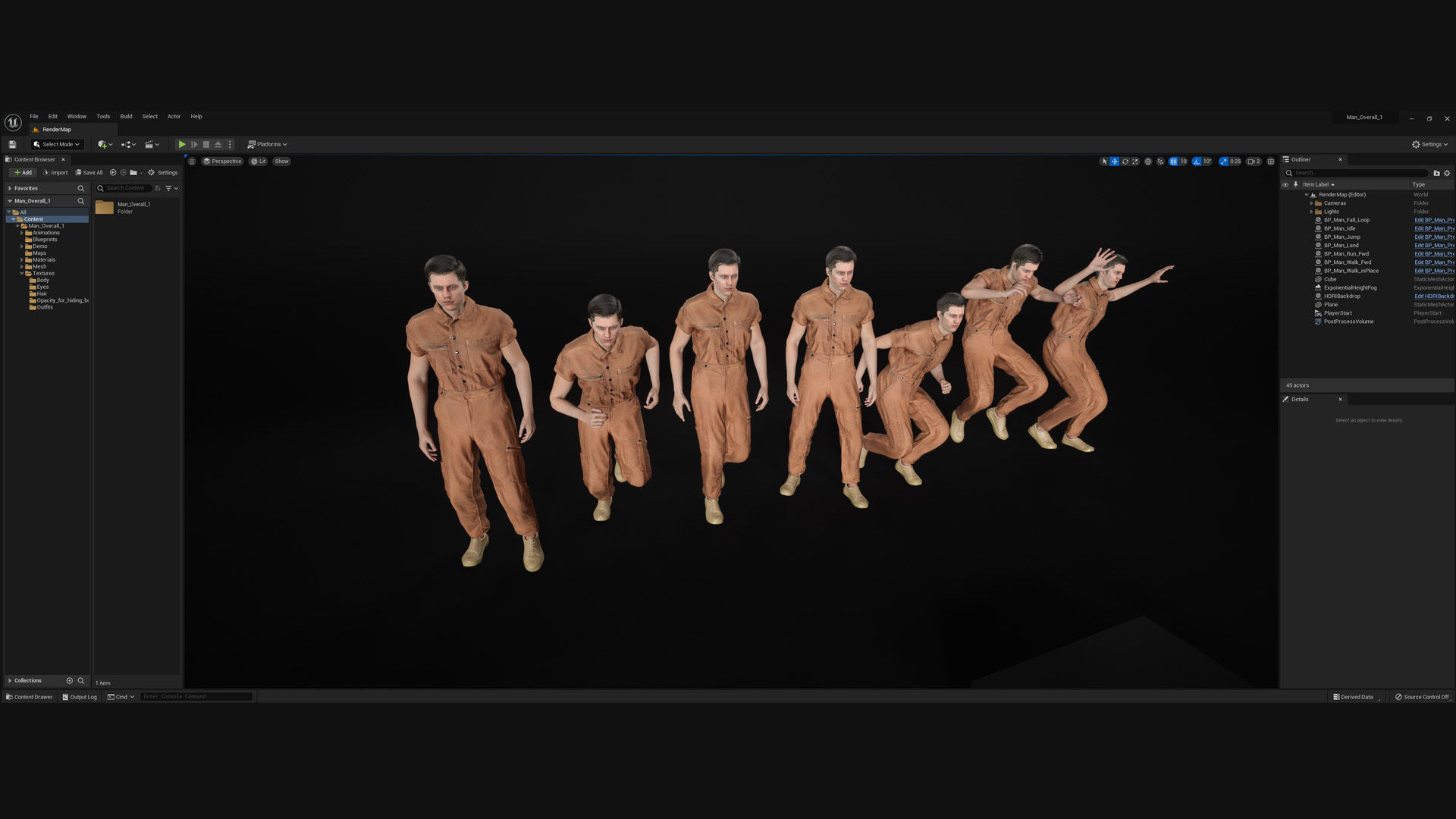 Man in Overalls 1 - Modular - Rigged Low-poly 3D model_6