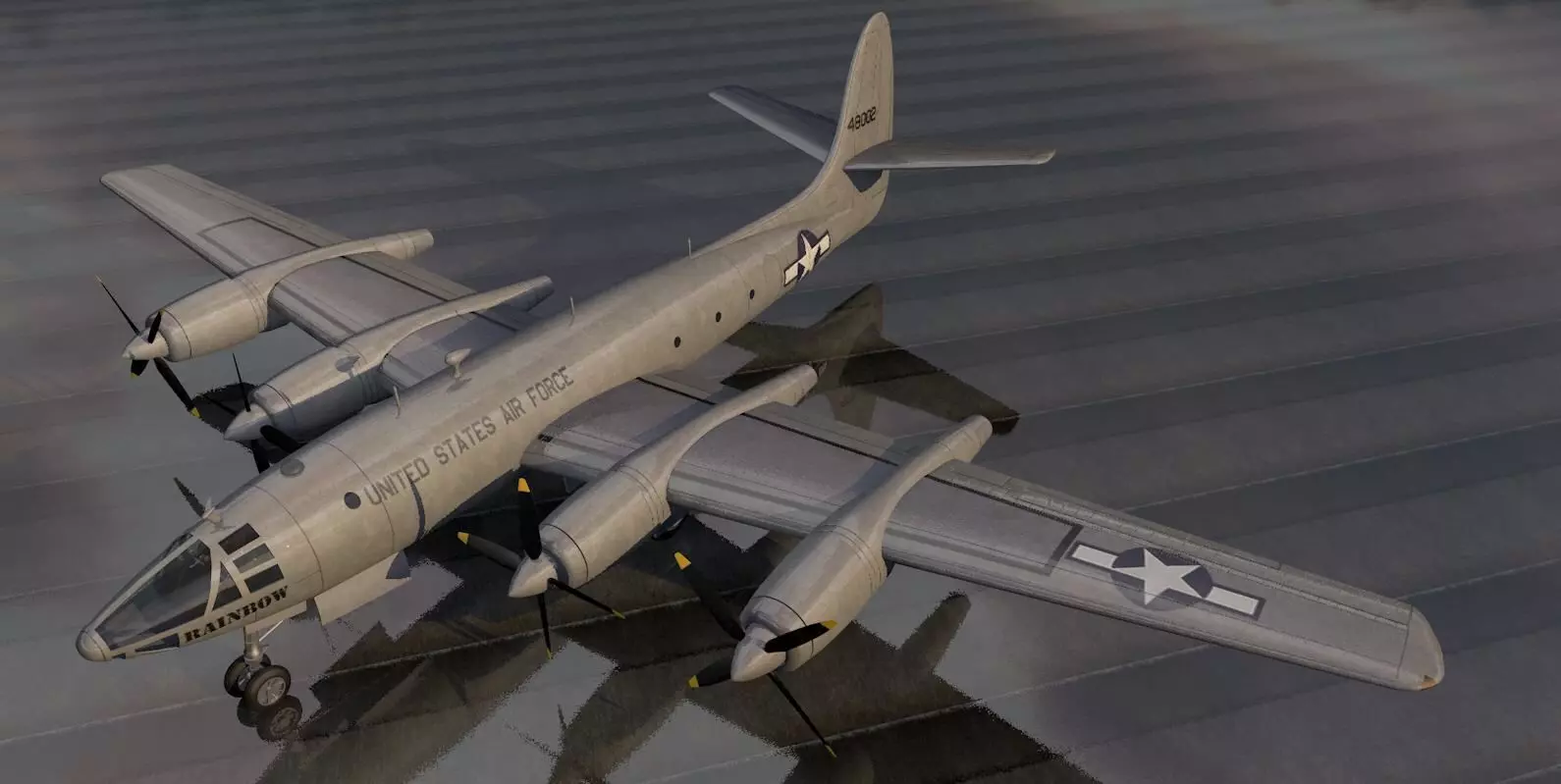 Republic XF-12 Rainbow 3D model
