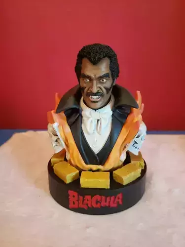 Blacula Bust STL Statue