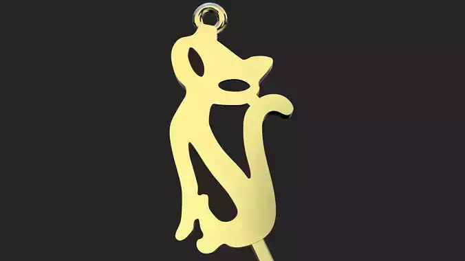 Fancy cat bed pendant 3D print model