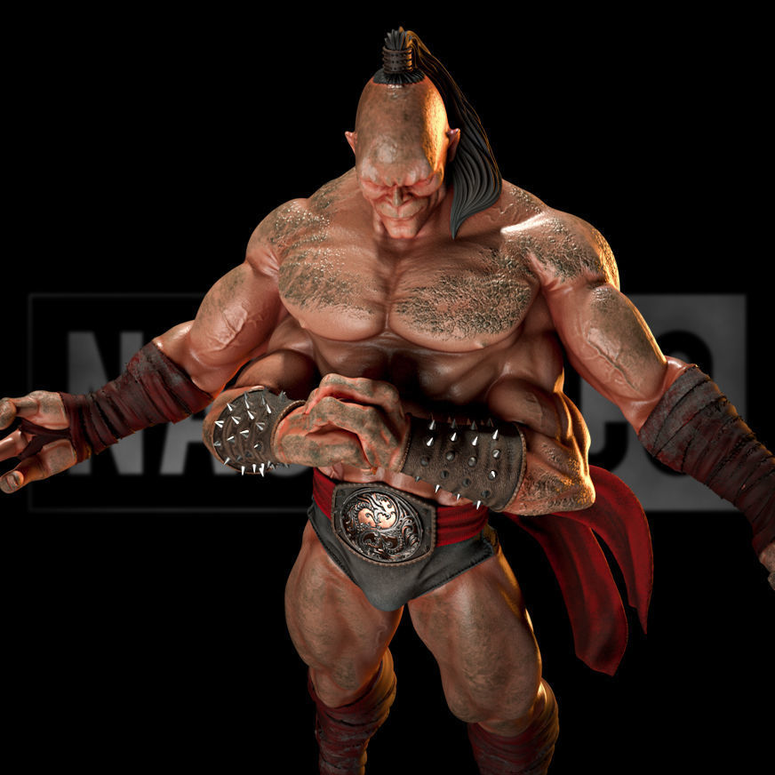 Fan Art Goro from MK - Statue 3D print model_2