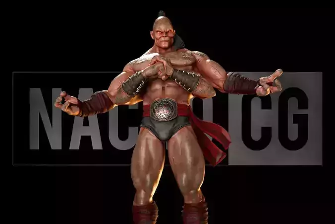 Fan Art Goro from MK - Statue 3D print model