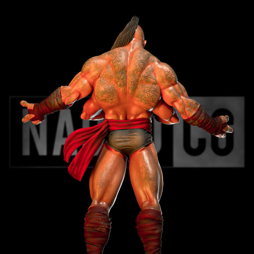 Fan Art Goro from MK - Statue 3D print model_9