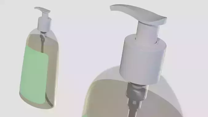 Cosmetic bottle with pump