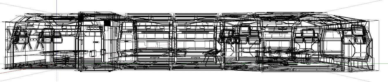 Sci Fi Interior Low-poly 3D model_19