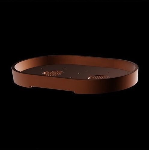 BONSAI POT OVAL 005 3D print model