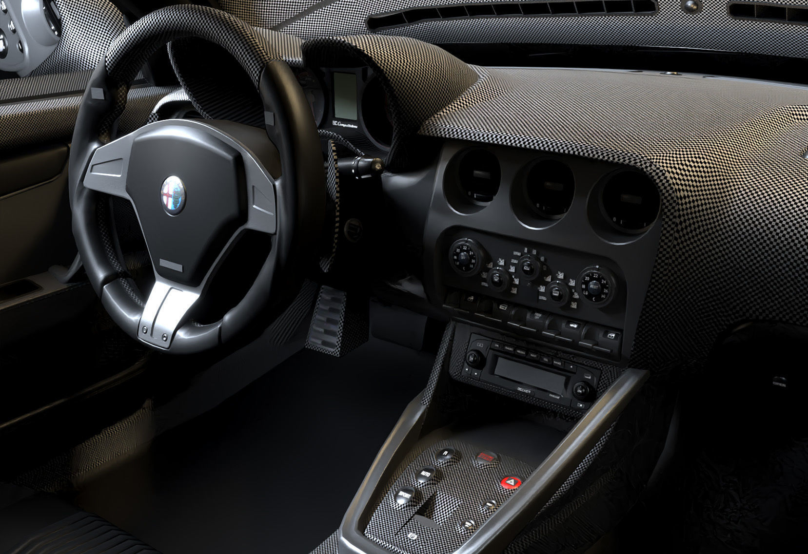 Alfa Romeo 8C Competizione 2007 Low-poly 3D model_6