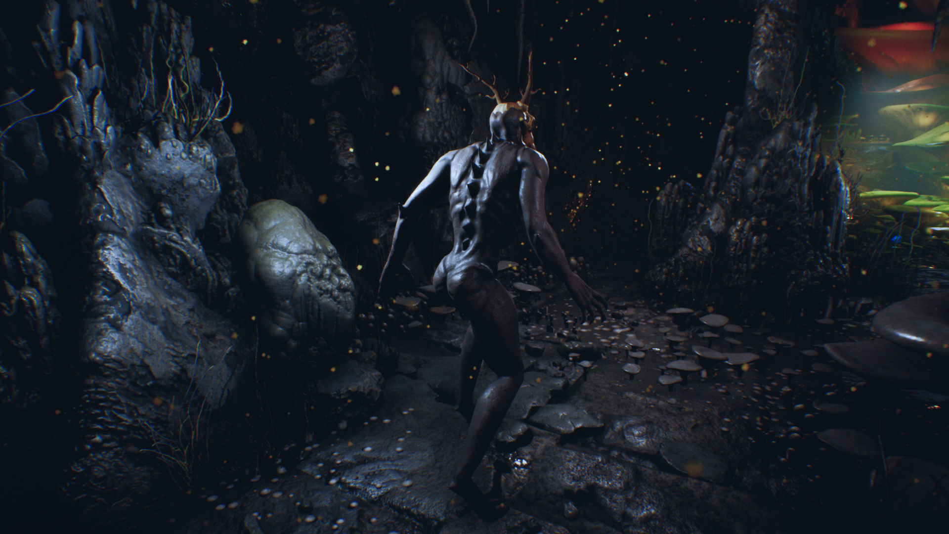 Wendigo monster Low-poly 3D model_18