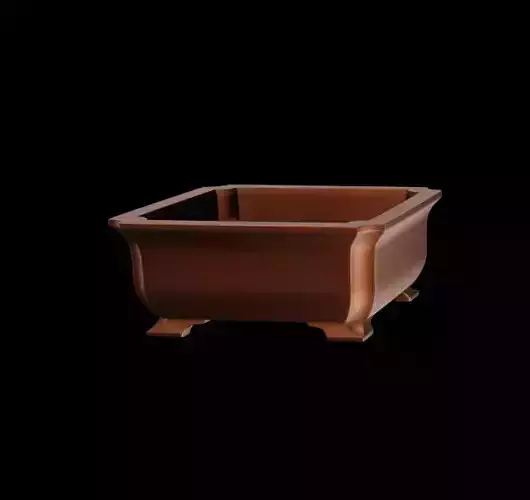 BONSAI POT SQUARE 006