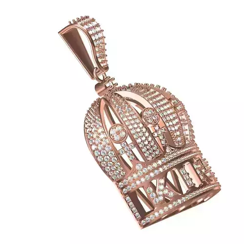 King Crown Hip Hop Diamond Pendant