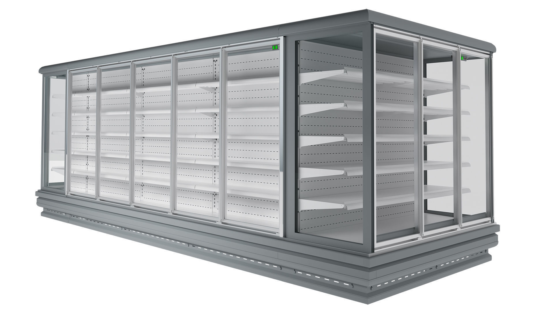 Supermarket Refrigerator  3D model_4