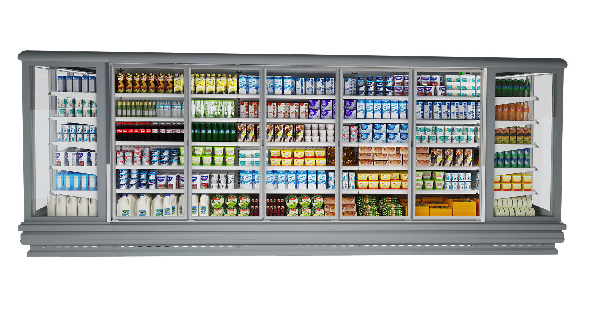 Supermarket Refrigerator  3D model_2