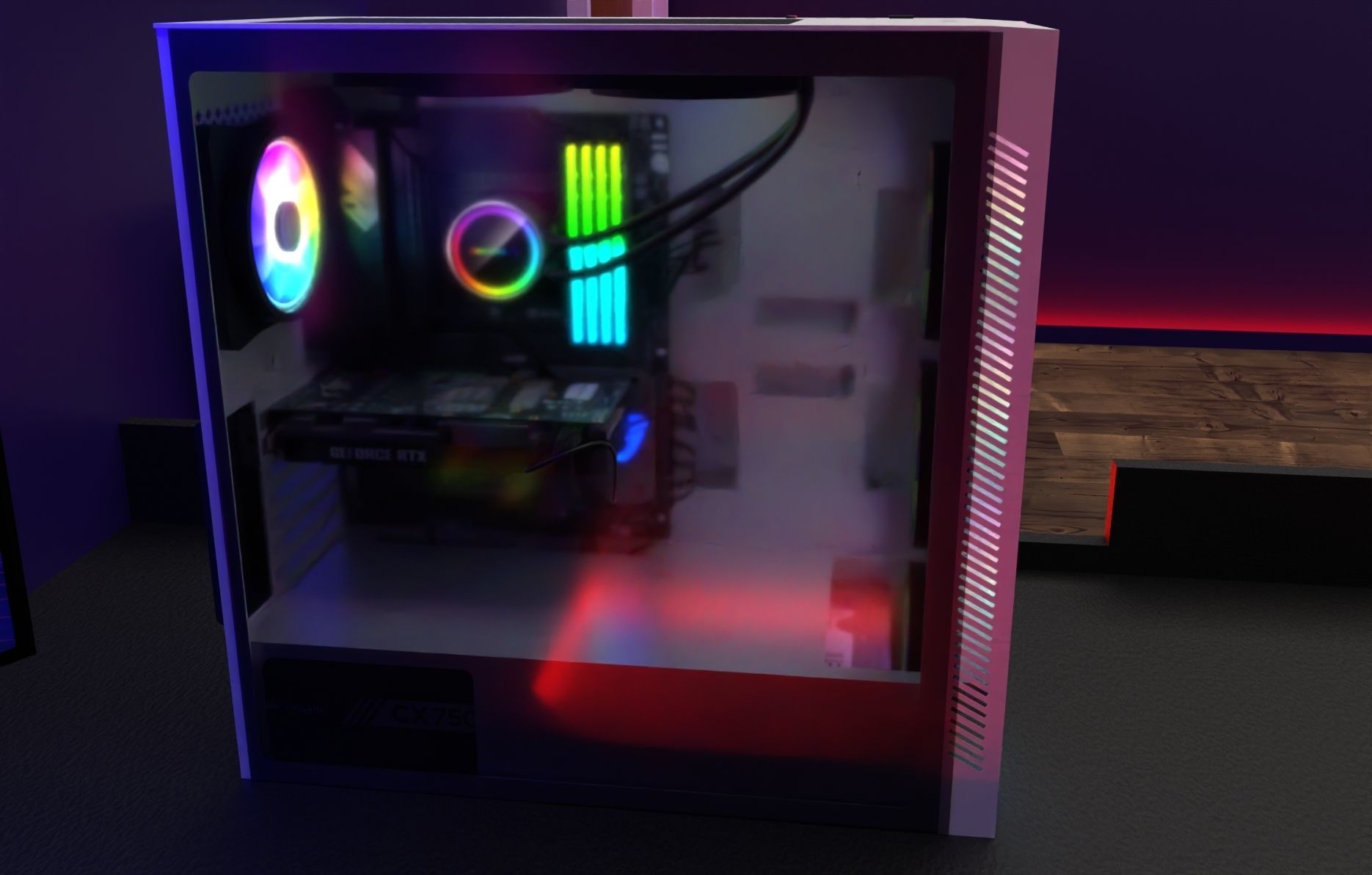 Gaming room Free 3D model_1