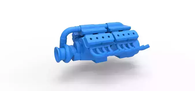 Engine 2 V8 Version 5 Scale 1 to 25