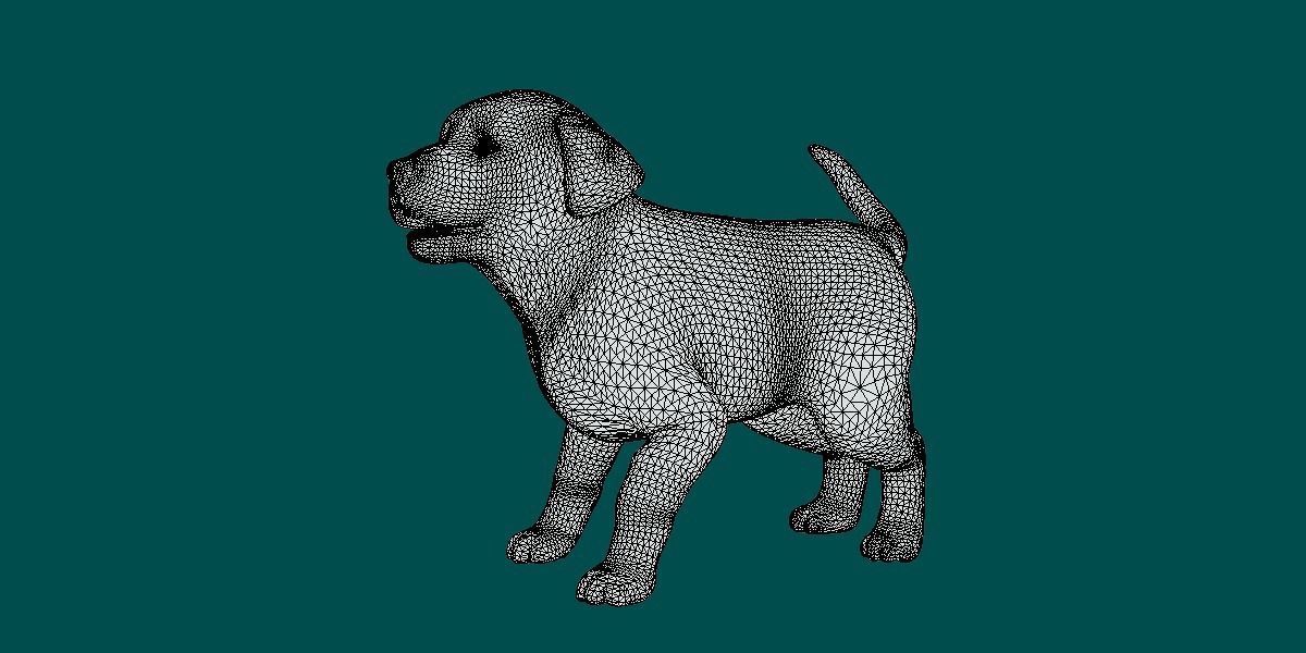 Dalmatian Puppy Dog 3D model_12