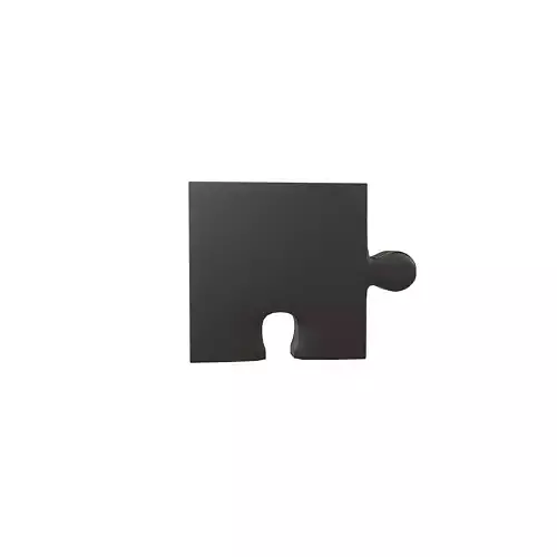 Jigsaw Puzzle Pieces V2 001 Low-poly 3D model