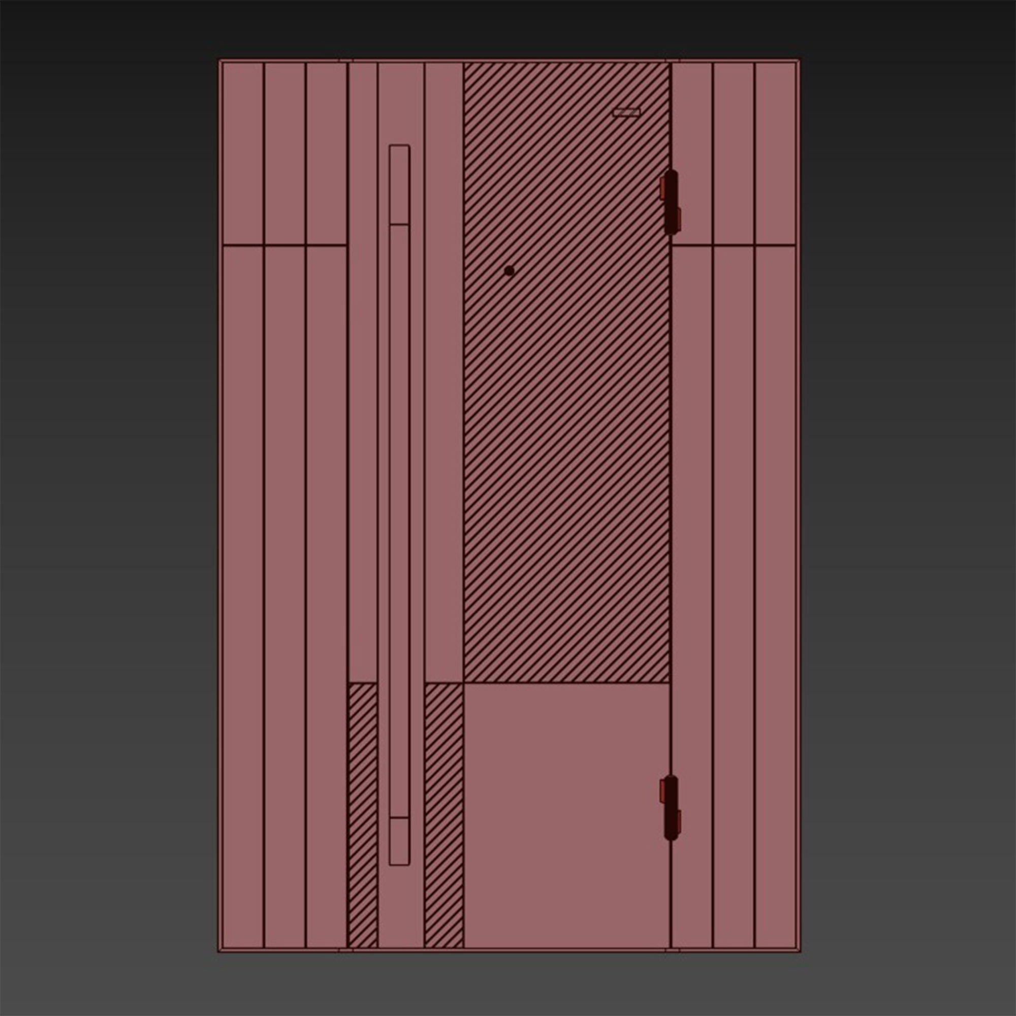 Gate Aurora 3D model_4