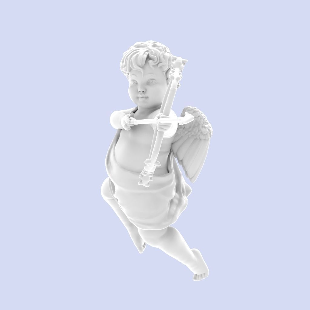 Cupid 3D print model_3