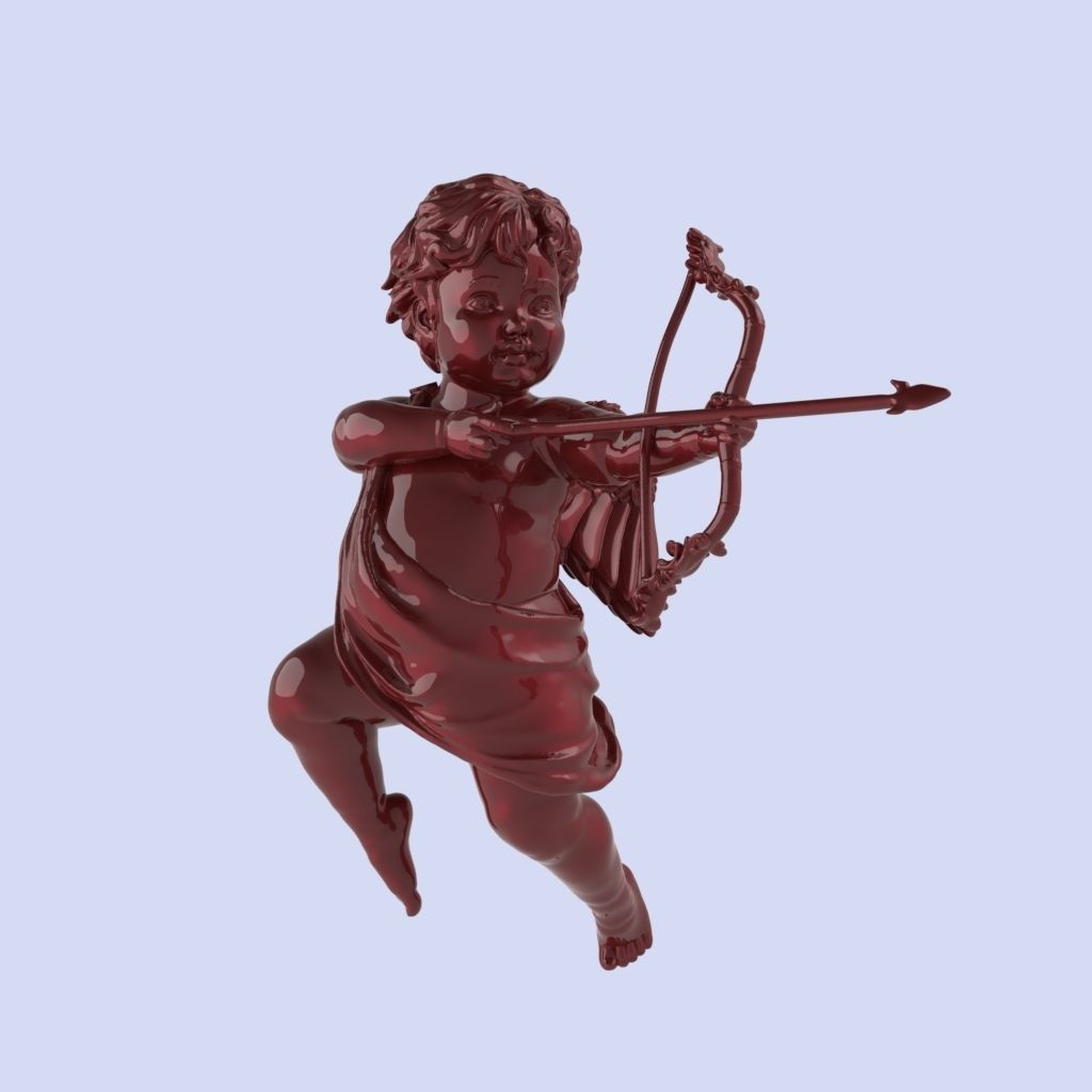 Cupid 3D print model_15
