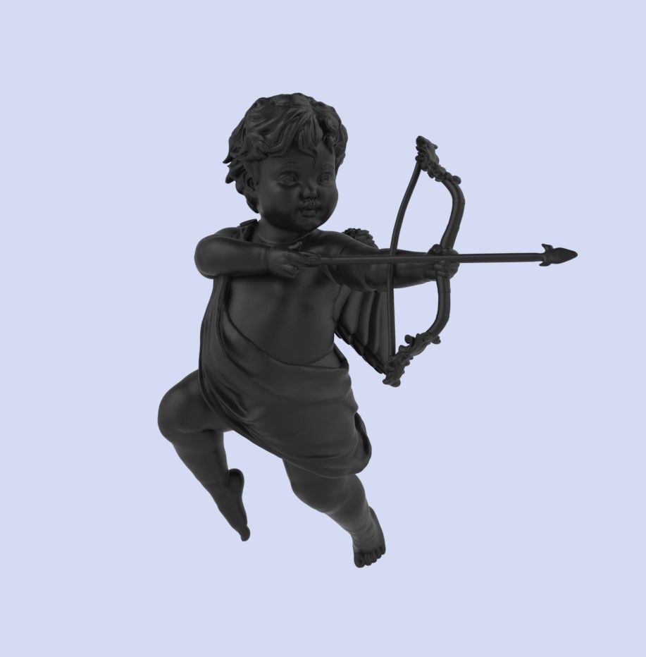 Cupid 3D print model_9