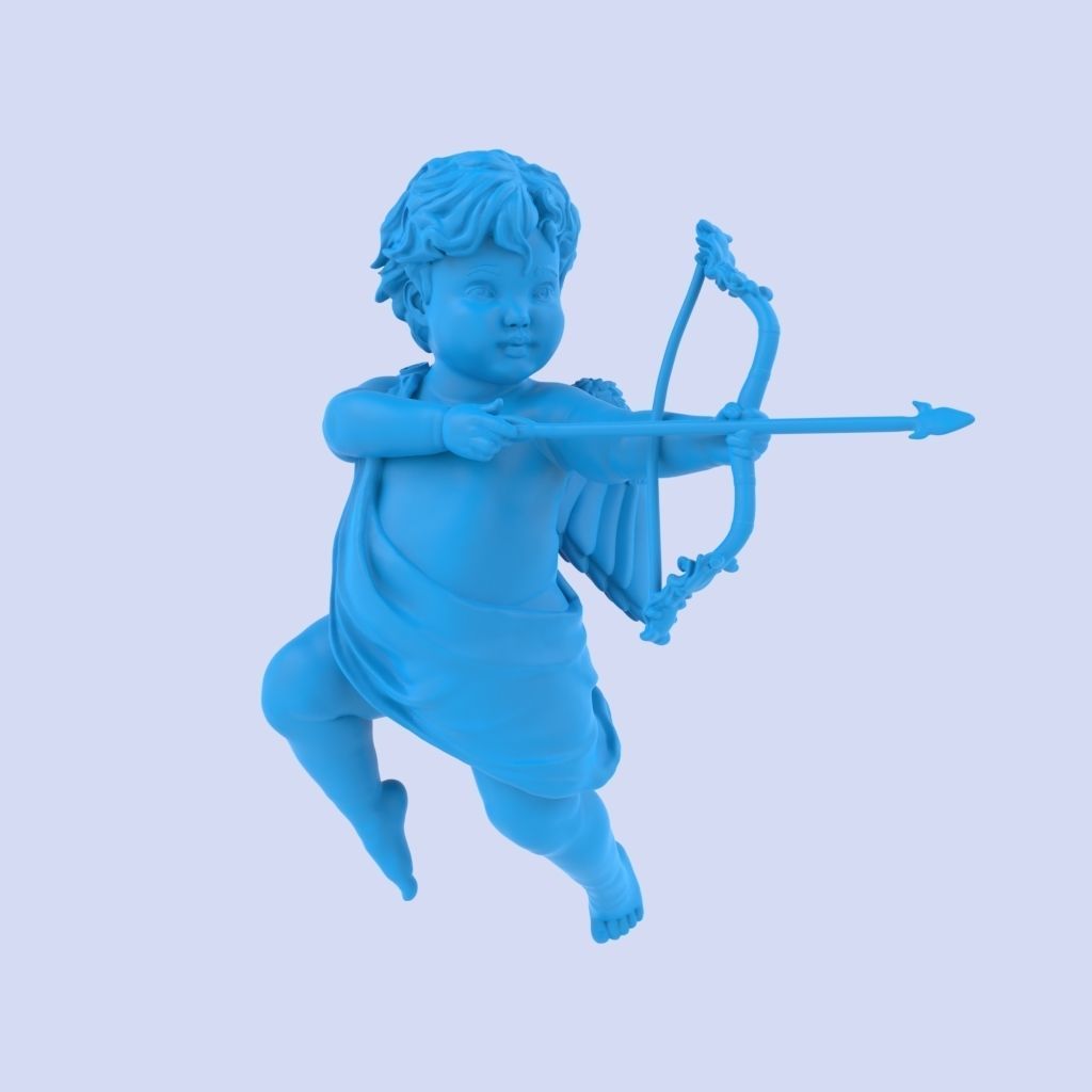 Cupid 3D print model_10