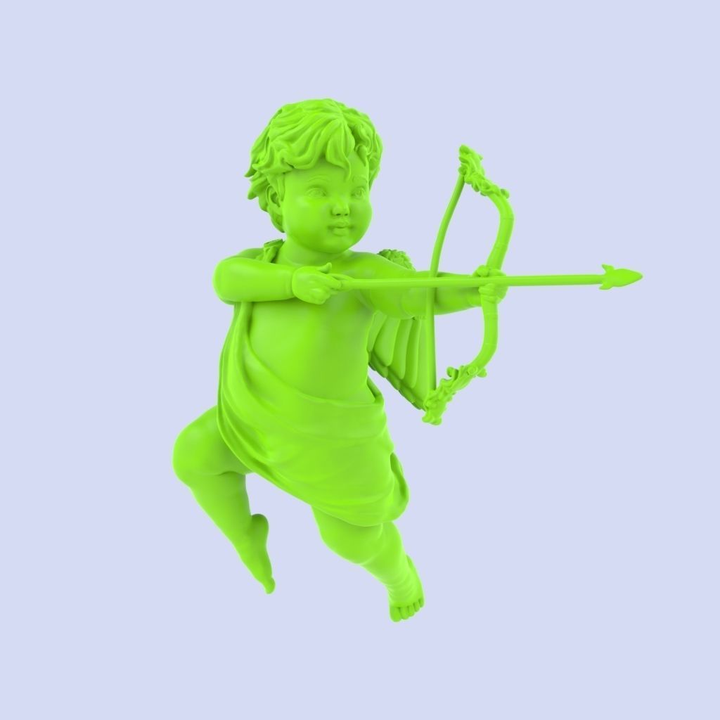 Cupid 3D print model_12