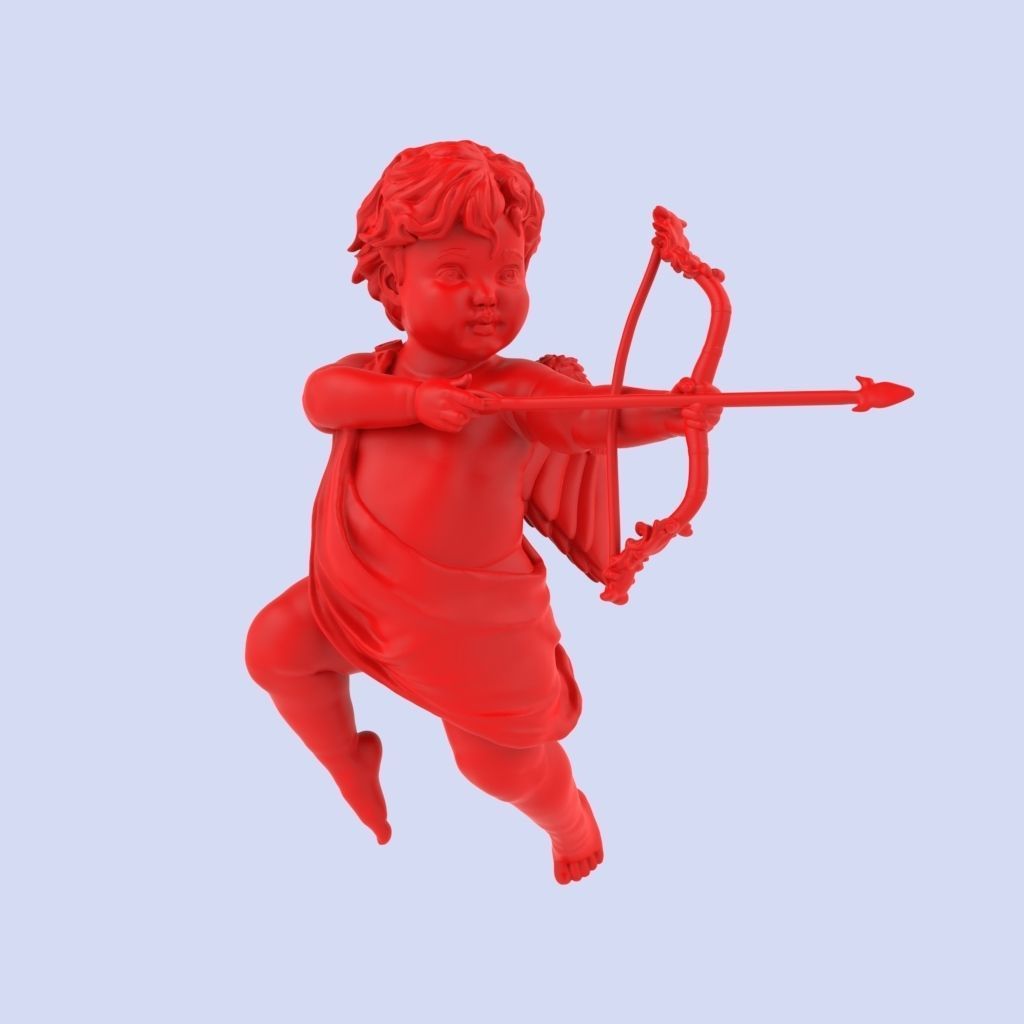Cupid 3D print model_11