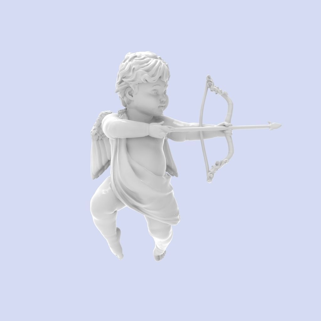 Cupid 3D print model_8