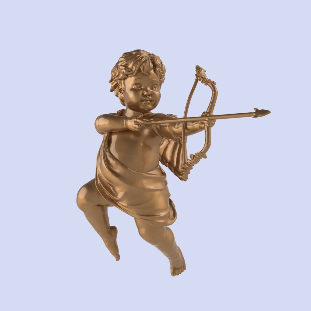 Cupid 3D print model_14