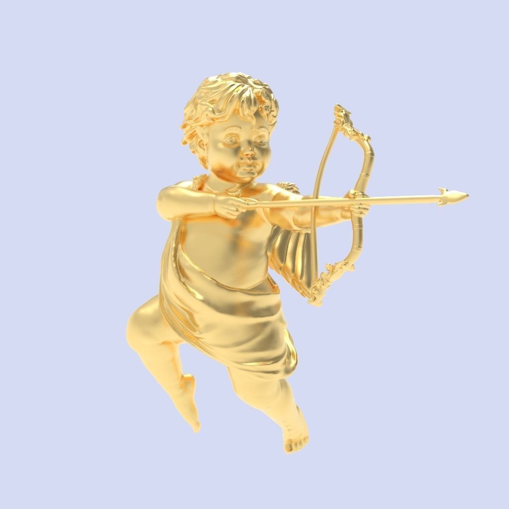 Cupid 3D print model_17