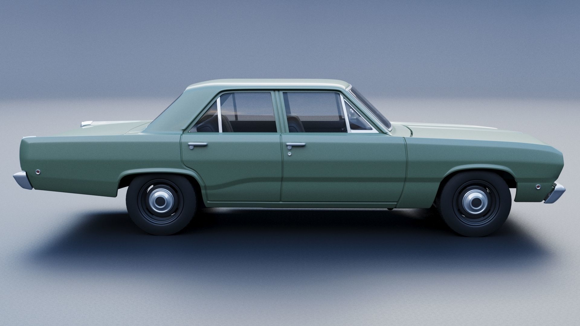 Plymouth Valiant 100 4 Door 1968 3D print model_7