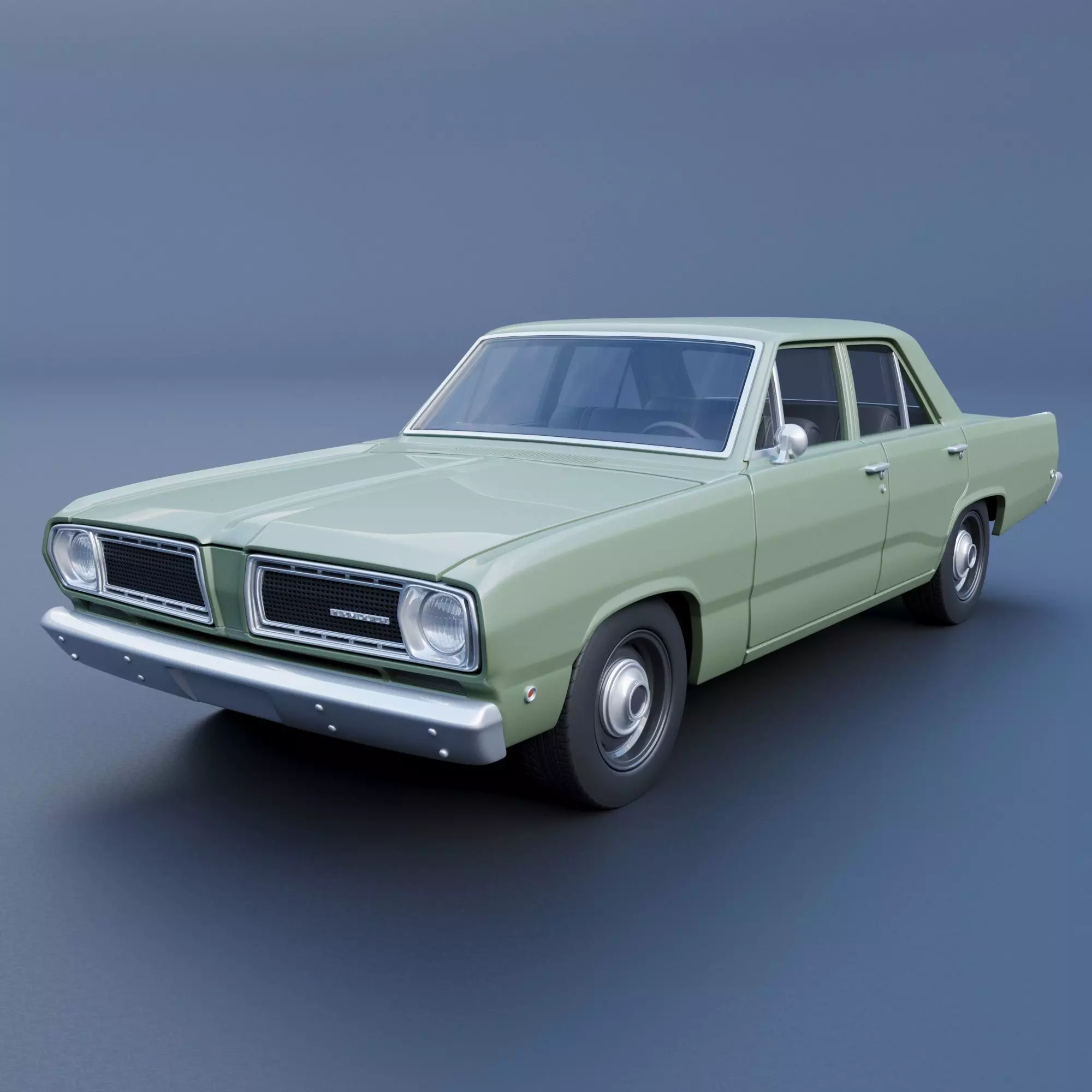 Plymouth Valiant 100 4 Door 1968 3D print model_0