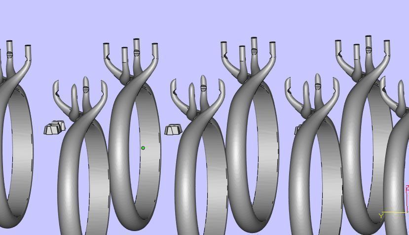 Engagement Ring 3D print model_11