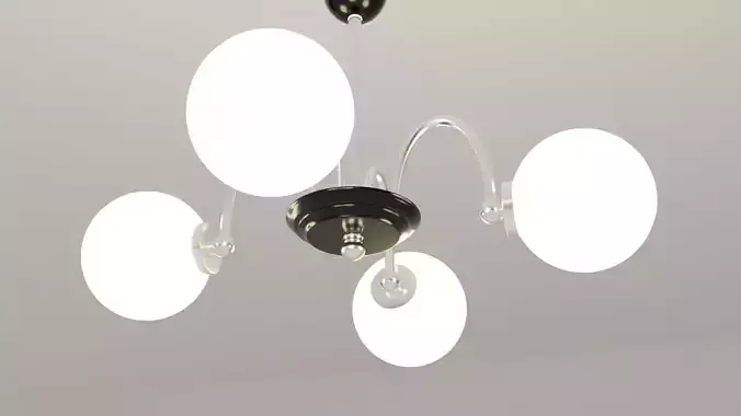 High Poly Stainless Steel Chandelier