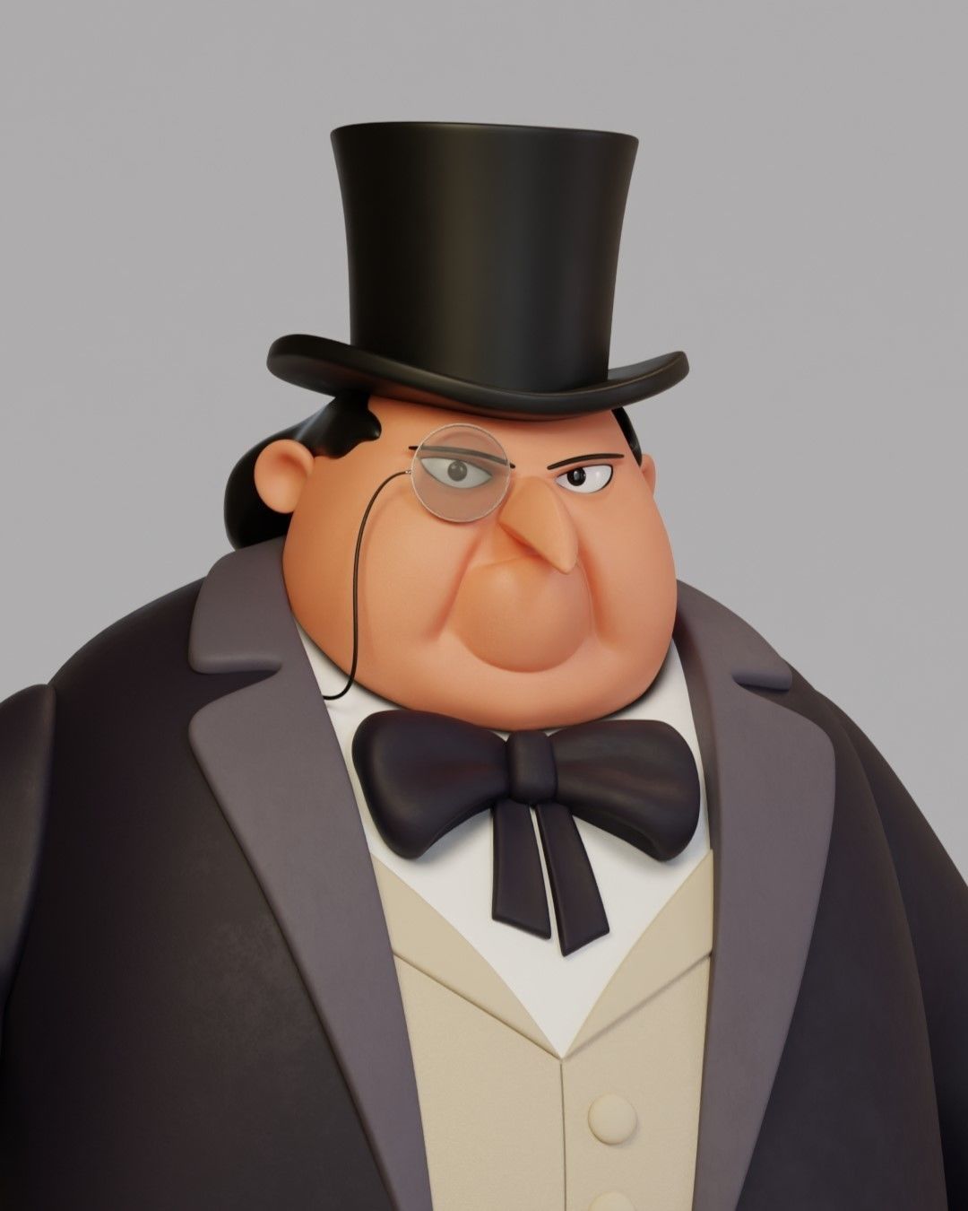 Penguin from The Batman Animated Series for 3d printing 3D print model_1