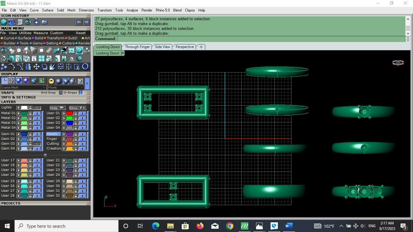 pieces of ring -solitaire -  - pendant 3D print model_58
