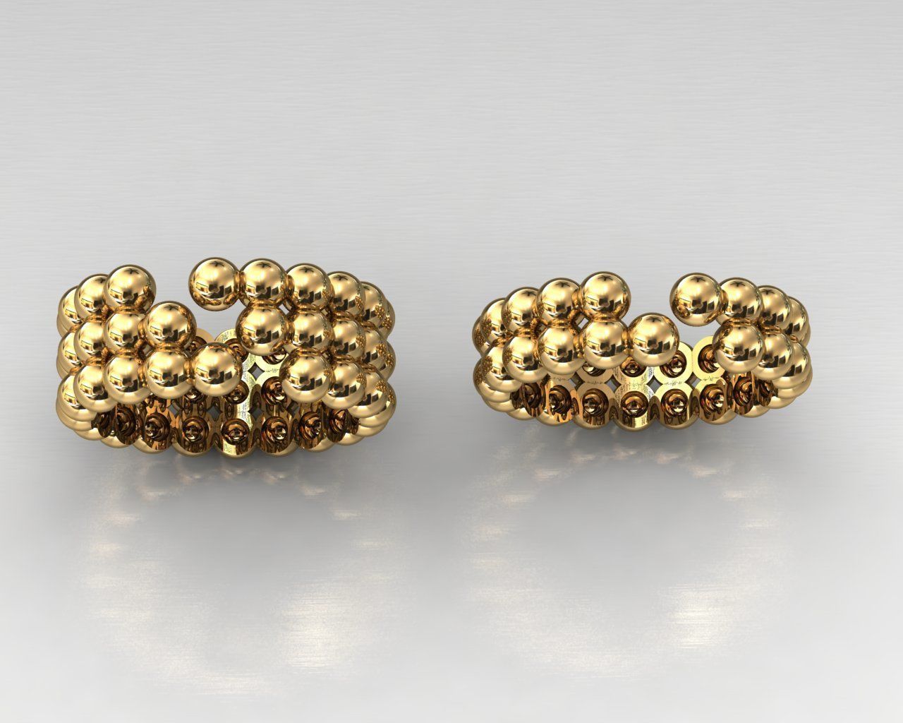 pieces of ring -solitaire -  - pendant 3D print model_52