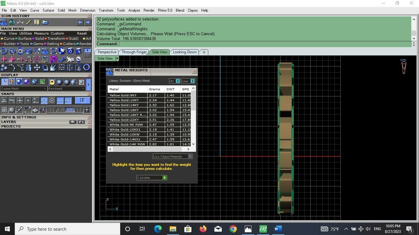 pieces of ring -solitaire -  - pendant 3D print model_67
