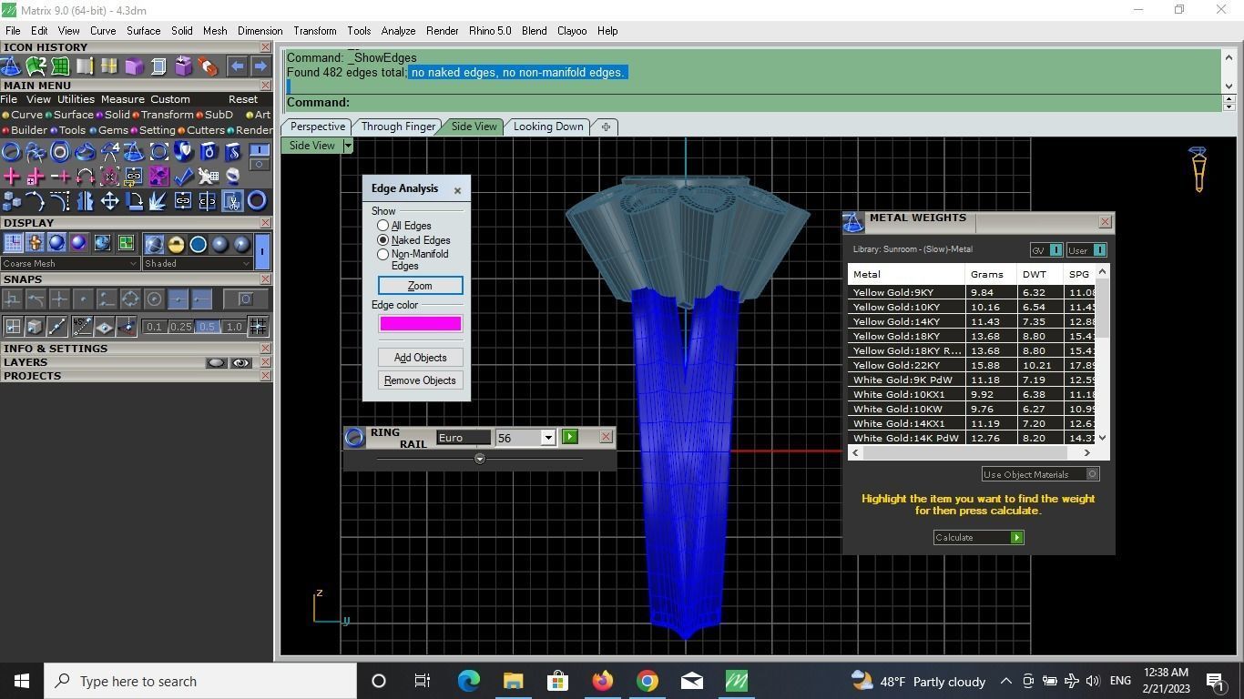 pieces of ring -solitaire -  - pendant 3D print model_57